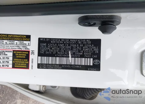 2009 Toyota Camry Le from USA, damaged, VIN 4T4BE46K09R082670